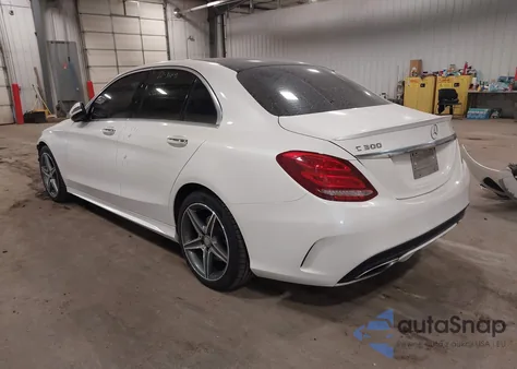2016 Mercedes-Benz C 300 Sport 4Matic from USA, damaged, VIN 55SWF4KBXGU116704